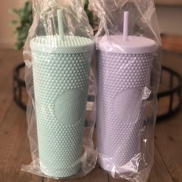 Starbucks✨ Holiday ✨ 2021 Matte Mint Green and Matte Lilac Venti Tumblers - Picture 1 of 1